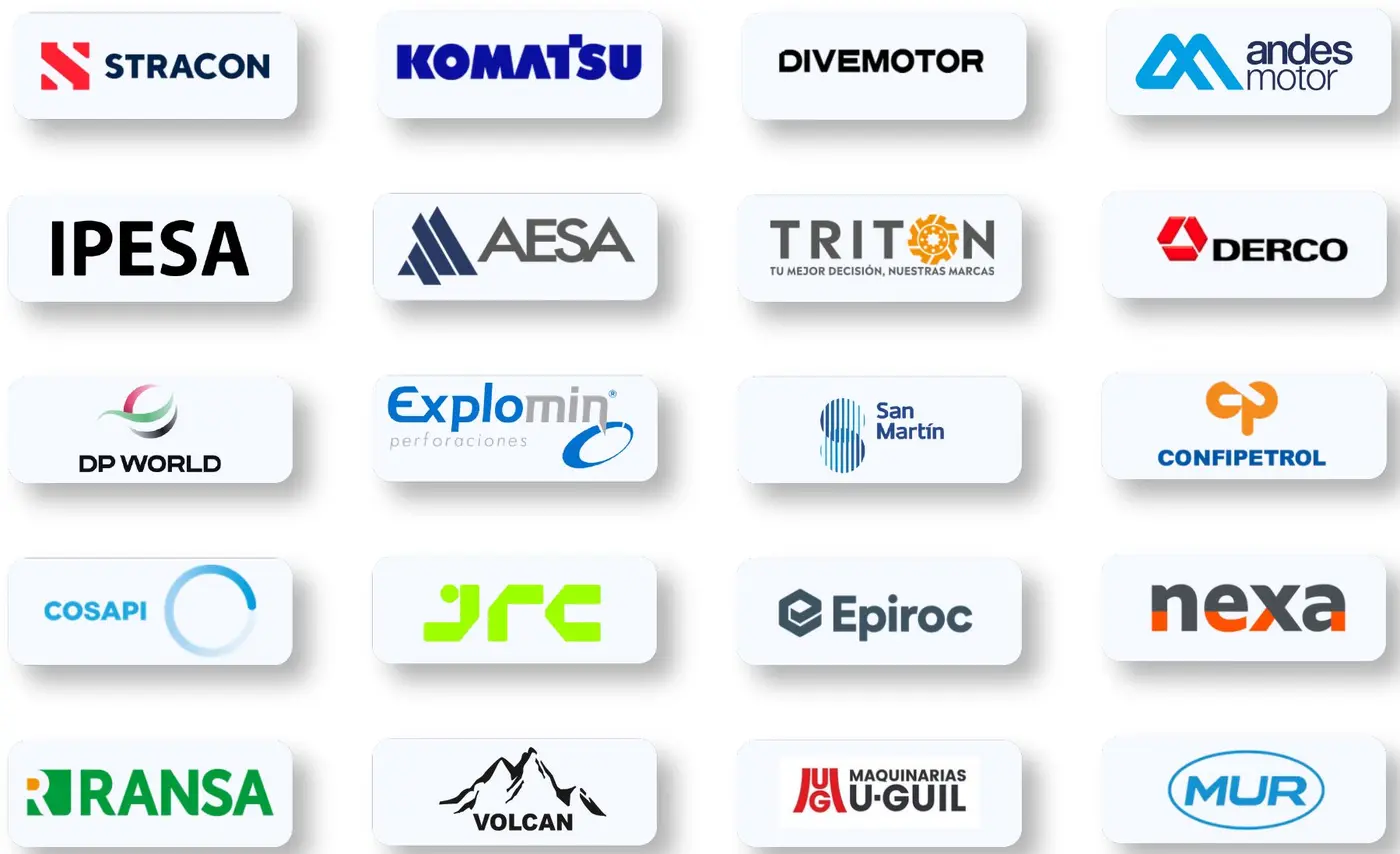 Logos de los principales clientes de IGMAR